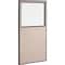 Global Industrial Office Partition Panel With Partial Window, 36-1/4W x 72H, Tan 694663WTN - alternate 1